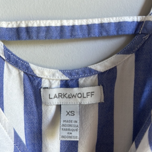 Urban Outfitters Lark & Wolff Striped Blue Dress XS - Picture 8 of 9